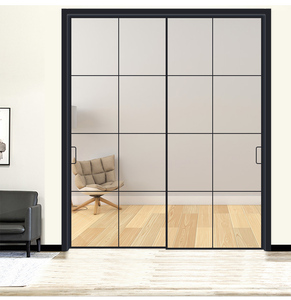 Moderno premio in legno massello Porte francesi finito per ingresso principale soggiorno Porte per casa residenziale ingresso interno anteriore - Product Image 5