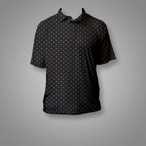 Camicie Sportive a Maniche Corte con Pois in Cotone e Poliestere, Ufficialmente Autorizzate, Vestibilità Regolare per Uomo - Product Image 4