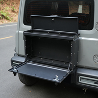 Boîte de rangement arrière en acier pour Suzuki Jimny JB64 JB74 3/5 portes, accessoires tout-terrain Maiker, installation facile, style sportif