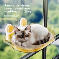 Hamac universel écologique pour chat, fenêtre solide, ventouse, panier suspendu en verre, PP panier de bain de soleil Carton