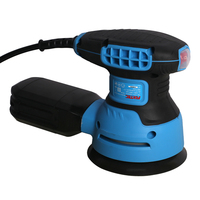 Outils électriques FIXTEC, ponceuse rotative pour bois, 350W, 125mm, ponceuse orbitale aléatoire électrique, machine à poncer pour voiture