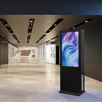 Señalización digital con pantalla LED para interiores de 55 pulgadas para tiendas minoristas y ascensores Clasificación IP65 con kit de desarrollo de software (SDK)