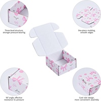 Nouvelle Arrivée 2026 – Boîte d'expédition pliable écologique pour bijoux, personnalisable avec logo, recyclable, réutilisable et portable en carton ondulé