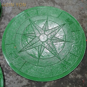 Stampo in Poliuretano per Cemento con Texture a Impronta, Tappetino Decorativo per Stampaggio Pavimenti, Stampi per Calcestruzzo Impermeabili e Durevoli, Imitazione - Product Image 2