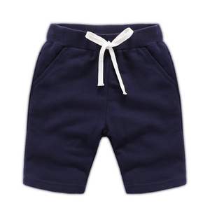 Shorts d'été personnalisés en gros pour enfants, doux et confortables, 100 % coton, couleur unie, pour bébés garçons - Product Image 6