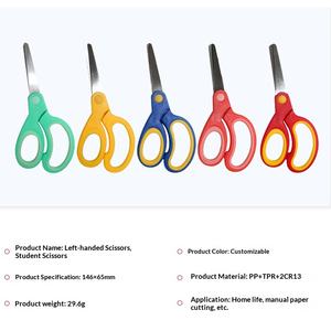 Tijeras de Acero Inoxidable <span class=keywords><strong>para</strong></span> <span class=keywords><strong>Zurdos</strong></span> ZP, Tijeras <span class=keywords><strong>para</strong></span> Niños, Oficina y Uso Doméstico - Product Image 4