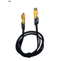 Kabel Pengisi Daya Multi Ponsel SYTA Hot Design 4 in 1 PD 65W Pengisian Cepat Kabel Data untuk Iphone/Android