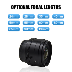 Monture F 25mm 35mm 50mm Distance <span class=keywords><strong>focale</strong></span> F4-22 ouverture 25 ± 5% mm EFL 65MP Objectif industriel grand format - Product Image 3