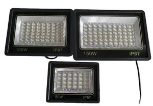 ไฟฟลัดไลท์ LED 50W AC185V-265V ตัวเครื่องอะลูมิเนียมหล่อ IP67 AC110V-265V SMD 2835ติดตั้งบนพื้น1ปีรับประกัน5000K - Product Image 2