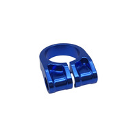 High-precision Cutting Blue Anodized Shiny Polish Turning Parts Milling Aluminum Precision Cnc Machining Parts