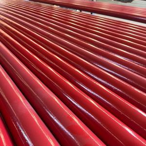 High Pressure Red Externally <b>Plastic</b>-Coated Steel Pipe, Threaded Ends — Anti-corrosion, Quick Installation - Product Image 6