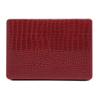 Étui pour ordinateur portable de luxe de haute qualité, 13,6 pouces, en cuir PU à motif crocodile, antichoc, à clapet, pour Mac Book Air 2022/2024/2025