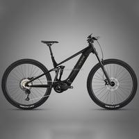Vélo de montagne à suspension intégrale 29 (27,5) pouces EM6 (3e génération) Cadre en aluminium Moteur central 500W E-MTB Vélo électrique 48V Lithium