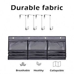 Organisateur de rangement pour chapeaux à suspendre sur la porte en tissu maillé respirant - Product Image 6