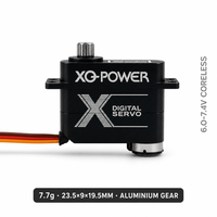 Nouvel arrivage 2026 Servo d'avion XQ-S1009F 9g 3kg Servo numérique sans noyau pour aile Étanche Boîtier tout aluminium 7.4V Mini avion RC