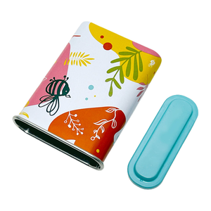 Contenedor de Almacenamiento de Hojalata Rectangular con Relieve, Lata Metálica con Bisagras, Mini Caja de Hojalata para Embalaje de Menta, Venta al por Mayor Directa de Fabricante Chino - Product Image 3