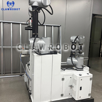 CLAWROBOT Station de travail motorisée automatisée pour l'érection, l'emballage et la palettisation de cartons WSC-KZM-25 220V/380V pour l'industrie agroalimentaire