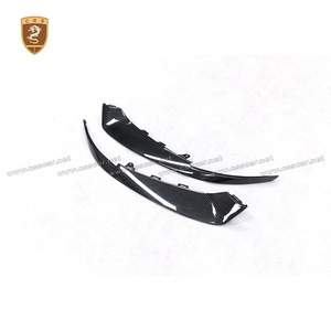 Pour <span class=keywords><strong>Porsche</strong></span> <span class=keywords><strong>Taycan</strong></span> 2019-2023, nouveau <span class=keywords><strong>s</strong></span>éparateur de pare-chocs avant en carbone sec <span class=keywords><strong>Turbo</strong></span> <span class=keywords><strong>S</strong></span> GT - Product Image 4