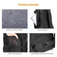 Tas Ransel Kamera Tas Kamera untuk Fotografer Kapasitas Besar dengan Penutup Hujan dan Kompartemen Laptop 16 Inci Kompatibel untuk Drone