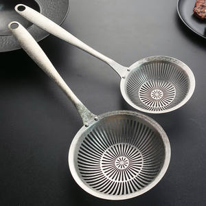 Ensemble de passoires perforées en titane pur, 3 pièces, avec long manche, pour fondue, nouilles, friteuse, outil de cuisine - Product Image 3