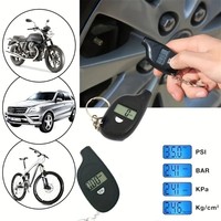 Jauge de pneu numérique LCD affichage voiture testeur de pression d'air mètre Auto moto pneu manomètre jauge de pression des pneus