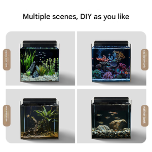 Hot <span class=keywords><strong>Sale</strong></span> Back-Mounted Filter <span class=keywords><strong>Aquarium</strong></span> Geschikt Voor Zout Water En Zoetwater Filtratie En Oxygenatie Geïntegreerde <span class=keywords><strong>Aquarium</strong></span> - Product Image 4