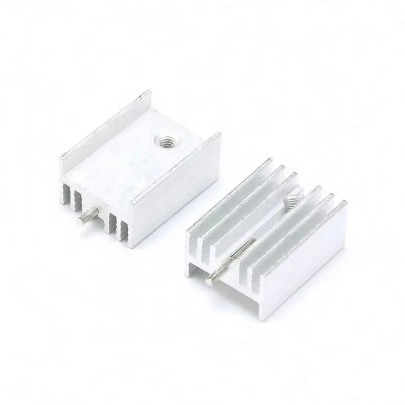 TO-220 Heatsink TO 220 Heat Sink 21x15x10mm Radiator Cooler Radiator Aluminum 21*15*10mm 21mmx15mmx10mm TO220 For Cooling