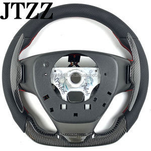 Para <span class=keywords><strong>Cadillac</strong></span> ATS <span class=keywords><strong>CTS</strong></span> <span class=keywords><strong>V</strong></span> Coupe <span class=keywords><strong>Sedan</strong></span> 2013 2014 2015 <span class=keywords><strong>2016</strong></span> 2017 volante de fibra de carbono cuero negro ala paletas de cambio - Product Image 5