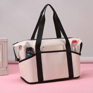 กระเป๋าเดินทางแบบมีโลโก้สั่งทำ กระเป๋าเก็บสัมภาระ กระเป๋าถือสำหรับเดินทางค้างคืน กระเป๋ากีฬา กระเป๋าโท้ทผ้า Oxford ขยายได้ กระเป๋าสะพายข้างเดียว กระเป๋าเดินทางแบบ Duffel - Product Image 3