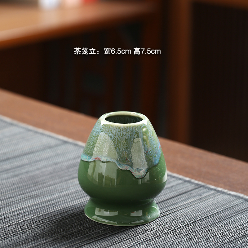 Soporte para batidor verde