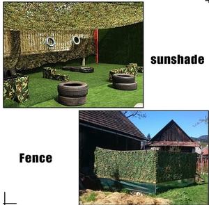 Camo Mesh150D sintetis 210D kain hutan Oxford Kamuflase jaring hijau untuk berburu menembak berkemah dekorasi tersembunyi - Product Image 5