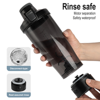 Vente chaude Automatique USB Rechargeable Portable Protéine 600ML En Plastique Tritan Électrique Shaker Bouteille pour Sport Gym