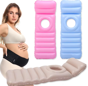 Colchón Inflable en Forma de O <span class=keywords><strong>para</strong></span> Mujeres <span class=keywords><strong>Embarazadas</strong></span>, Cómoda Cama Flotante <span class=keywords><strong>para</strong></span> <span class=keywords><strong>Piscina</strong></span> de Verano, Diseño Cóncavo Convexo - Product Image 4