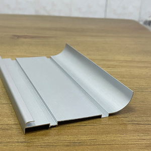 Aluminum Alloy Skirting Board 6000 Series Custom Made Bending Multipurpose Baseboard Metal Edge Wrapping Profile - Product Image 1