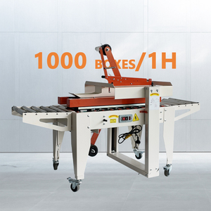 Máquina Selladora <span class=keywords><strong>de</strong></span> Cajas Automática Neumática Compacta para Bebidas, Tiendas Minoristas, Pequeños Negocios, Kit <span class=keywords><strong>de</strong></span> Inicio, Envío Global - Product Image 2