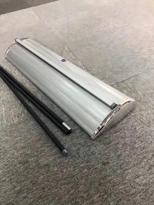 Cuộn lên hiển thị xách tay 80*200 cm kéo biểu ngữ phương tiện truyền thông nhôm hiển thị đứng 80x180cm có thể thu vào Roll-up quảng cáo hiển thị - Product Image 2