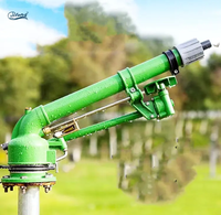 Titans 360 ° Gear Drive Auto Rotation Pluie Pistolet Arroseur Métal pour Fermes Africaines Jardin Pelouse Ferme Agriculture Irrigation