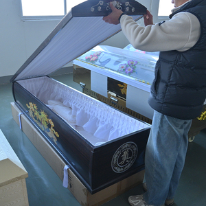 Ataúd Duradero con Tapa de Cristal, Tecnologí<span class=keywords><strong>a</strong></span> de Refrigeración Avanzada, Garantiza la Dignidad y la Preservación - Product Image 3