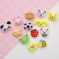 Mini jouets en peluche de petite taille, Animal en peluche, personnalisé et mignon avec tête de dessin animé, accessoires pour chaussettes de bébé, chapeaux, vente en gros, pièces