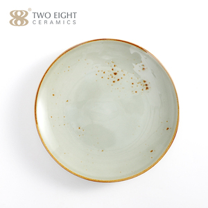 Piatto da pranzo rotondo <span class=keywords><strong>in</strong></span> ceramica con Design macchiato di <span class=keywords><strong>salmone</strong></span> affumicato set di piatti squisiti per piatti <span class=keywords><strong>in</strong></span> porcellana - Product Image 1