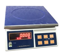 Timbangan Meja LCD Tipe Label 30kg dengan Printer Terintegrasi