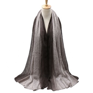 Women Solid Color Muslim Headscarf <strong>Turban</strong> Lightweight Cotton Jersey <strong>Hijab</strong> Scarf Wrap - Product Image 2