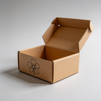 Boîte de rangement pour chaussures en kraft empilable, boîtes d'emballage en carton ondulé écologiques pour l'affichage en magasin