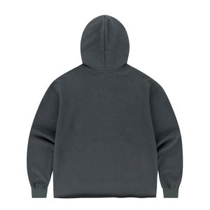 Raw Cut Hem Pullover French Terry Cotton Hoodies Hombres Alta calidad en blanco 450 Gsm Hoodie Personalizar Logo - Product Image 2