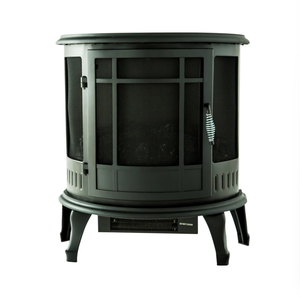 <span class=keywords><strong>Chimenea</strong></span> <span class=keywords><strong>Eléctrica</strong></span> Interior Independiente de Acero, Tradicional, con Frente Curvo, Estufa <span class=keywords><strong>Panorámica</strong></span>, Calentador Portátil Sin Control Remoto - Product Image 2