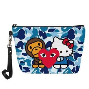 Bolsa de Maquillaje de Viaje para Mujer, Tipo Clutch con Correa para la Muñeca, Venta Directa de Fábrica, Superficie Personalizable, MOQ: 1 Unidad, Estuche Organizador, Bolsa de Cosméticos - Product Image 1