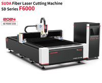 Machine de découpe laser à fibre SUDA 1500W CNC à refroidissement par eau, haute précision pour tôles en acier inoxydable et aluminium, Hefei