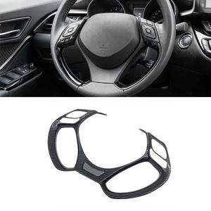 Cubierta Decorativa para Volante de Fibra de Carbono ABS WZXD 2017, Accesorios Interiores para C-HR CHR - Product Image 2