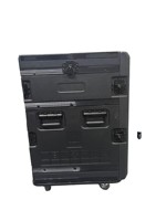 Flight case à roulettes 8U 12U 14U 16U, étui détachable ignifuge et anti-choc pour amplificateur de sonorisation de scène
