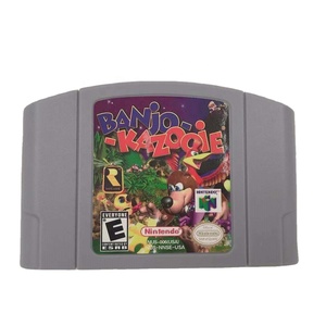EE. UU. Versión NTSC <span class=keywords><strong>Banjo</strong></span> <span class=keywords><strong>Kazooie</strong></span> N64 Tarjeta de juego Cartuchos de videojuegos retro - Product Image 1
